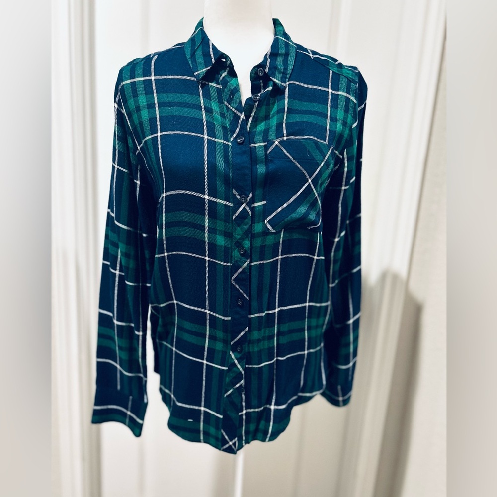 Arizona Plaid Button Down Shirt - S